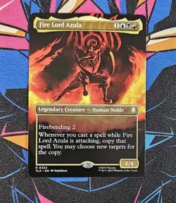 Fire Lord Azula NM 0334 Borderless MTG Avatar The Last Airbender Unplayed Magic - Image 1