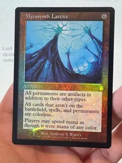 1X JUDGE FOIL Mycosynth Lattice MINT MTG Magic Retro 2023 Promo Karn Lock EDH - Image 1