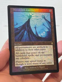 1X JUDGE FOIL Mycosynth Lattice MINT MTG Magic Retro 2023 Promo Karn Lock EDH - Image 3