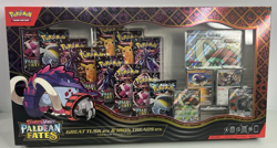 Pokemon TCG PALDEAN FATES Great Tusk Iron Treads Ex Premium Collection Ship Now! - Image 1