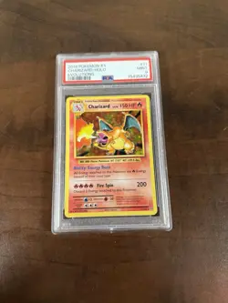 2016 POKEMON XY EVOLUTIONS #11 CHARIZARD-HOLO EVOLUTIONS PSA 9 MINT - Image 1
