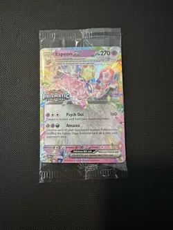 ESPEON EX 034/131 POKEMON PRISMATIC EVOLUTION STAMPED PROMO SEALED SURPRISE BOX - Image 1