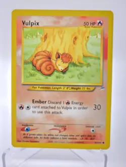 Pokemon Neo Destiny Vulpix 91/105 LP Vintage English - Image 1