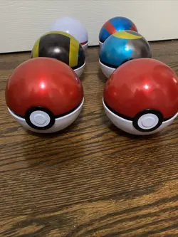 Set of 6 - Pokemon TCG Pokeball Tins Empty - Assorted Tins - NO PACKS - Image 2