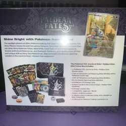 Pokemon Paldean Fates Elite Trainer Box Pokemon Center Exclusive - Image 2