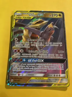 Pokemon TCG Garchomp and Giratina GX 146/236 Unified Minds Tag Team - Image 1