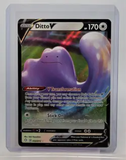 Ditto V 050/072 -Shining Fates- HOLO Ultra Rare- NM/MINT - Pokemon TCG - Image 1