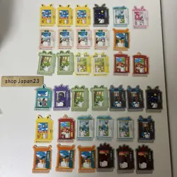 Near MINT Pokemon Center Online Pikachu Award Sticker Holo Nomal Set of 36 - Image 1