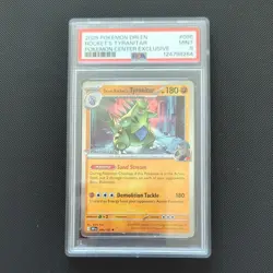 Team Rocket Tyranitar 096/182 Pokemon Center Stamp Promo PSA 9 GRADED - Image 1
