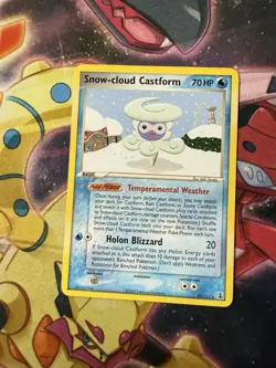 Snow-cloud Castform Delta Species #29/113 Pokemon LP - Image 1