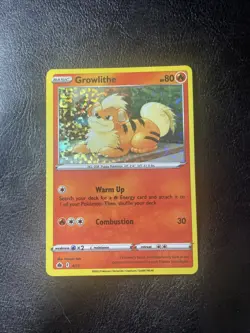 Pokemon TCG Growlithe McDonald's Promos 2022 4/15 Holo Rare - Image 1