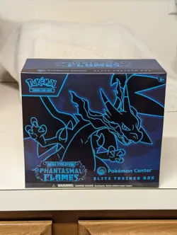 Pokemon TCG Phantasmal Flames ETB Pokemon Center Elite Trainer Box NEW Sealed - Image 1