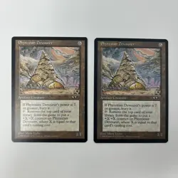 2x Magic The Gathering MTG Alliances Phyrexian Devourer Cards English - Image 1