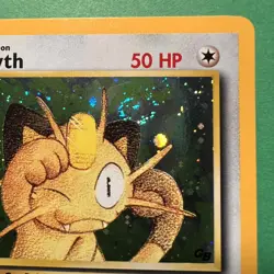 Pokemon TCG Meowth Promo 10 Rare Holo Gameboy Card NM Pretty Swirl! - Image 3