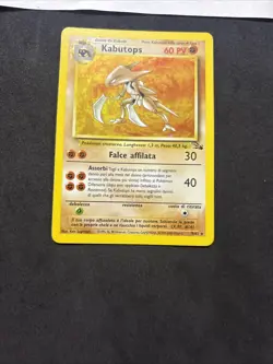 Pokemon Card Kabutops 9/62 1ST-Ita-swirl-Holo-swirl-Exc/nm! - Image 3