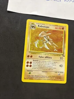 Pokemon Card Kabutops 9/62 1ST-Ita-swirl-Holo-swirl-Exc/nm! - Image 4