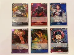 ONE PIECE TCG - 12 FOIL RARE CARD LOT (MIXED SETS) - Image 2