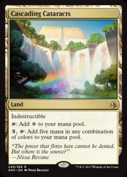 Cascading Cataracts -Foil Near Mint MTG Amonkhet - Image 1