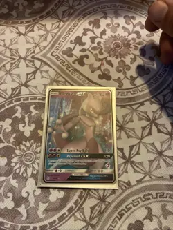 Pokemon Mewtwo GX Holo Ultra Rare TCG Card Hidden Fates 31/68 - Image 1