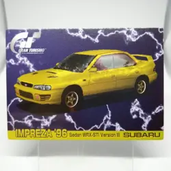 152 Impreza '96 Sedan WRX-STi Version SUBARU Gran Turismo Hint Card Collection - Image 1
