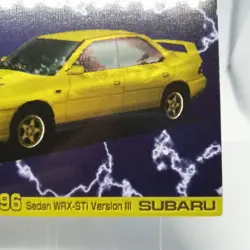 152 Impreza '96 Sedan WRX-STi Version SUBARU Gran Turismo Hint Card Collection - Image 5