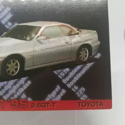 011 Soarer '95 2.5GT TOYOTA Gran Turismo Hint Card Collection PlayStation Game - Image 5