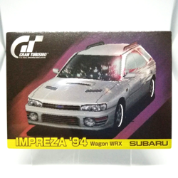 149 Impreza '94 wagon WRX SUBARU Gran Turismo Hint Card Collection RETRO GAME - Image 1
