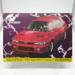 147 Impreza '95 wagon WRX-STi version SUBARU Gran Turismo Hint Card Collection - Image 1