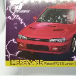 147 Impreza '95 wagon WRX-STi version SUBARU Gran Turismo Hint Card Collection - Image 4