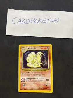 Pokemon Card Ninetales 12/102- Ita-Holo- Exc! - Image 1
