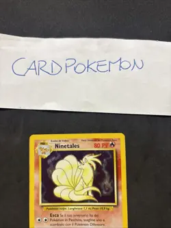 Pokemon Card Ninetales 12/102- Ita-Holo- Exc! - Image 2