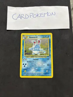 Pokemon Card Azumarill 2/111 1ST-Neo Genesis-Ita-Holo-swirl-Nm! - Image 1