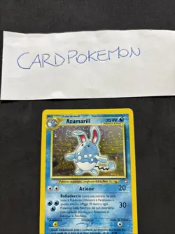 Pokemon Card Azumarill 2/111 1ST-Neo Genesis-Ita-Holo-swirl-Nm! - Image 2