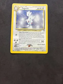 Pokemon Card Togetic 16/111- Neo Genesis -Ita-Holo-swirl-Exc! - Image 3