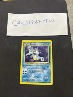 Pokemon Card Kingdra 8/111 Set Neo Genesis-Ita-Holo-good! - Image 1