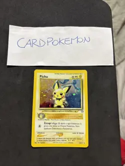 Pokemon Card Pichu 12/111 -Neo Genesis-ita-Holo - Swirl-Exc! - Image 1