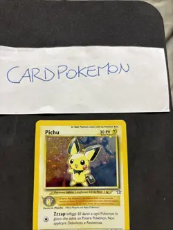 Pokemon Card Pichu 12/111 -Neo Genesis-ita-Holo - Swirl-Exc! - Image 2