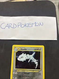 Pokemon Card Steelix 15/111- Neo Genesis-Ita-Holo-exc! - Image 2