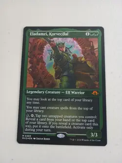 MTG Eladamri, Korvecdal (Foil Etched)Foil Modern Horizons 3 Magic Legend ELF NM - Image 1