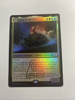 Aang, at the Crossroads - Avatar: The Last Airbender Foil MTG Plus Bous Card!!! - Image 1