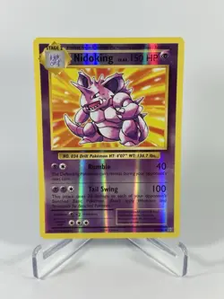 2016 Nidoking 45/108 XY - Evolutions Reverse Holo Rare Pokemon Card - Image 1