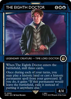 The Eighth Doctor (Showcase) -Foil Near Mint MTG Universes Beyond: Doctor Who - Image 1