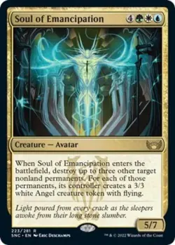 Soul of Emancipation -Foil Near Mint MTG Streets of New Capenna - Image 1