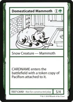 Domesticated Mammoth (No PW Symbol) - Near Mint MTG - Image 1