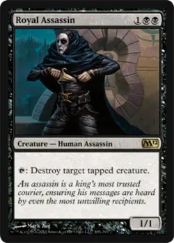 Royal Assassin - Medium Play MTG Magic 2012 Core Set - Image 1