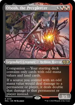 Obosh, the Preypiercer (Foil Etched) -Foil Near Mint MTG - Image 1