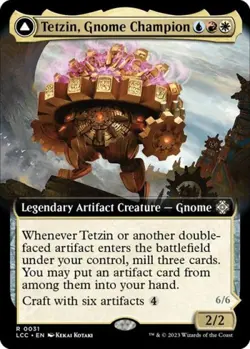Tetzin, Gnome Champion (Extended Art) -Foil Near Mint MTG - Image 1
