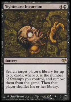 Nightmare Incursion - Medium Play MTG Eventide - Image 1