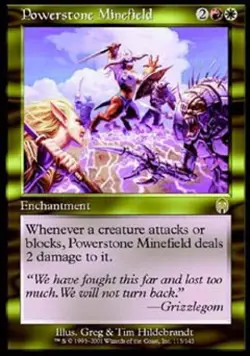 Powerstone Minefield - Medium Play MTG Apocalypse - Image 1