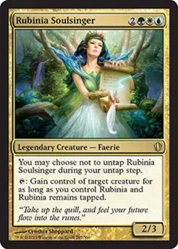Rubinia Soulsinger - Medium Play MTG Commander 2013 Edition - Image 1